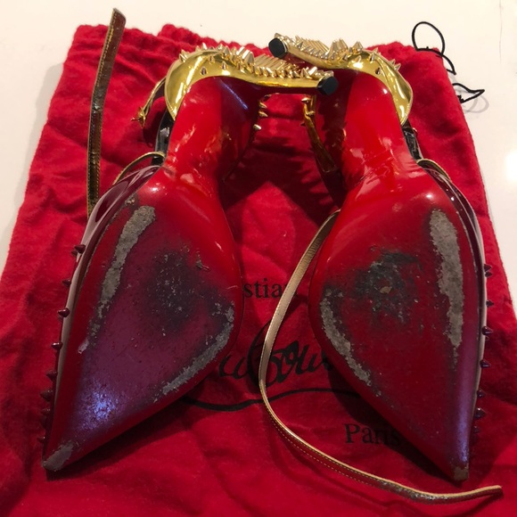 Authentic Christian size 39 slightly used once - Picture 2 of 5